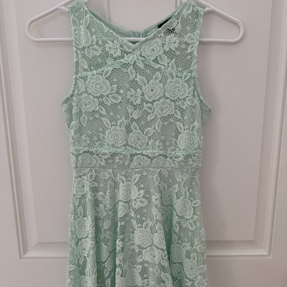 Zunie Kids' Lace Fit & Flare Dress Size 8